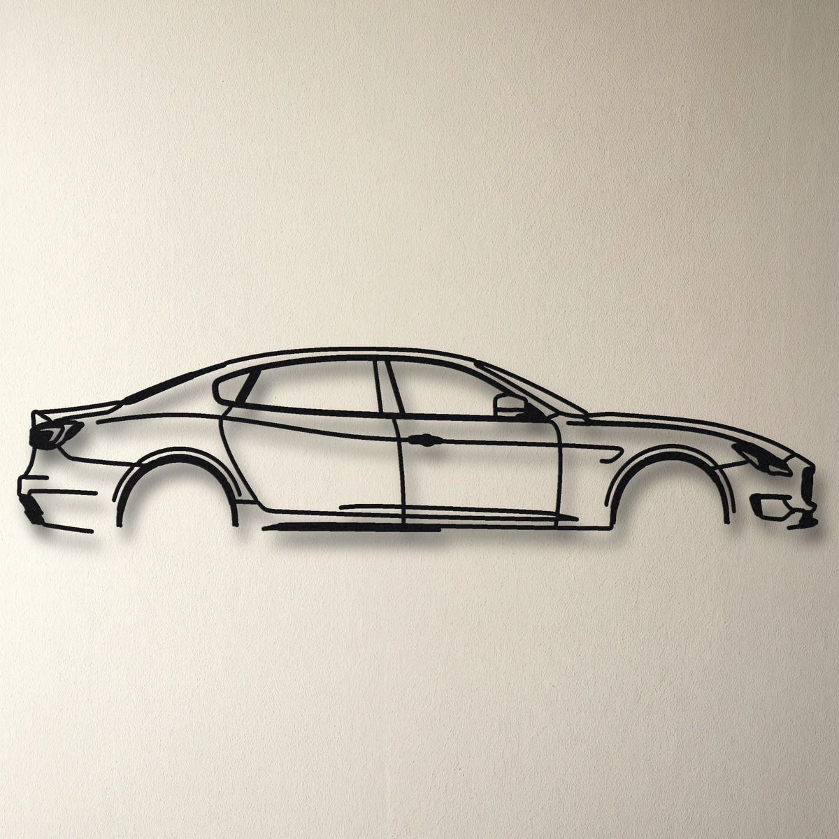 2013-23 Maserati Quattroporte GTS M156 floating mount drop-shadow detail