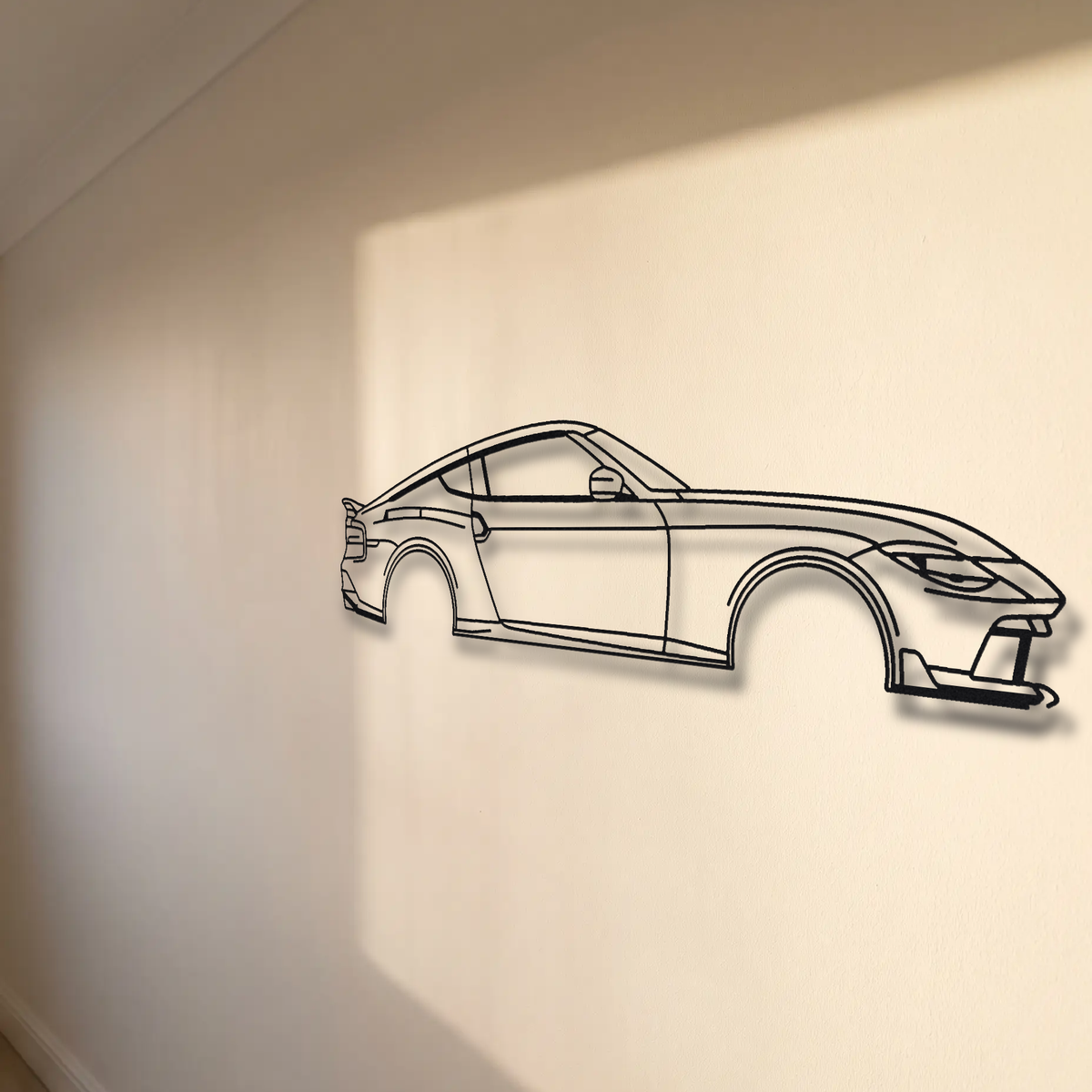 Nissan Z Nismo RZ34 floating mount drop-shadow detail