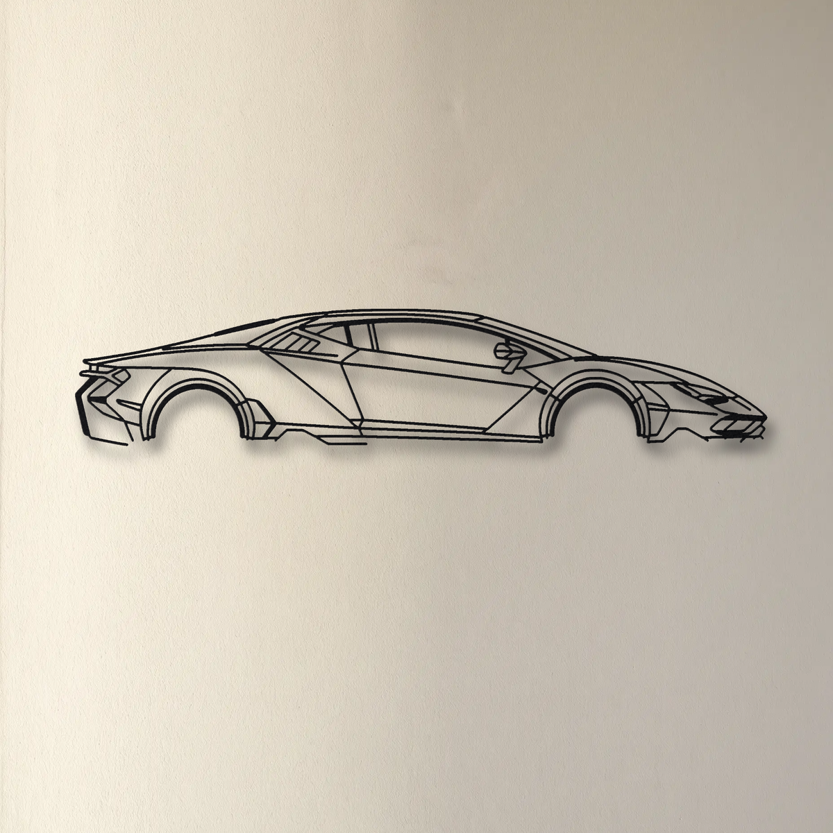 Lamborghini Centenario floating mount drop-shadow detail
