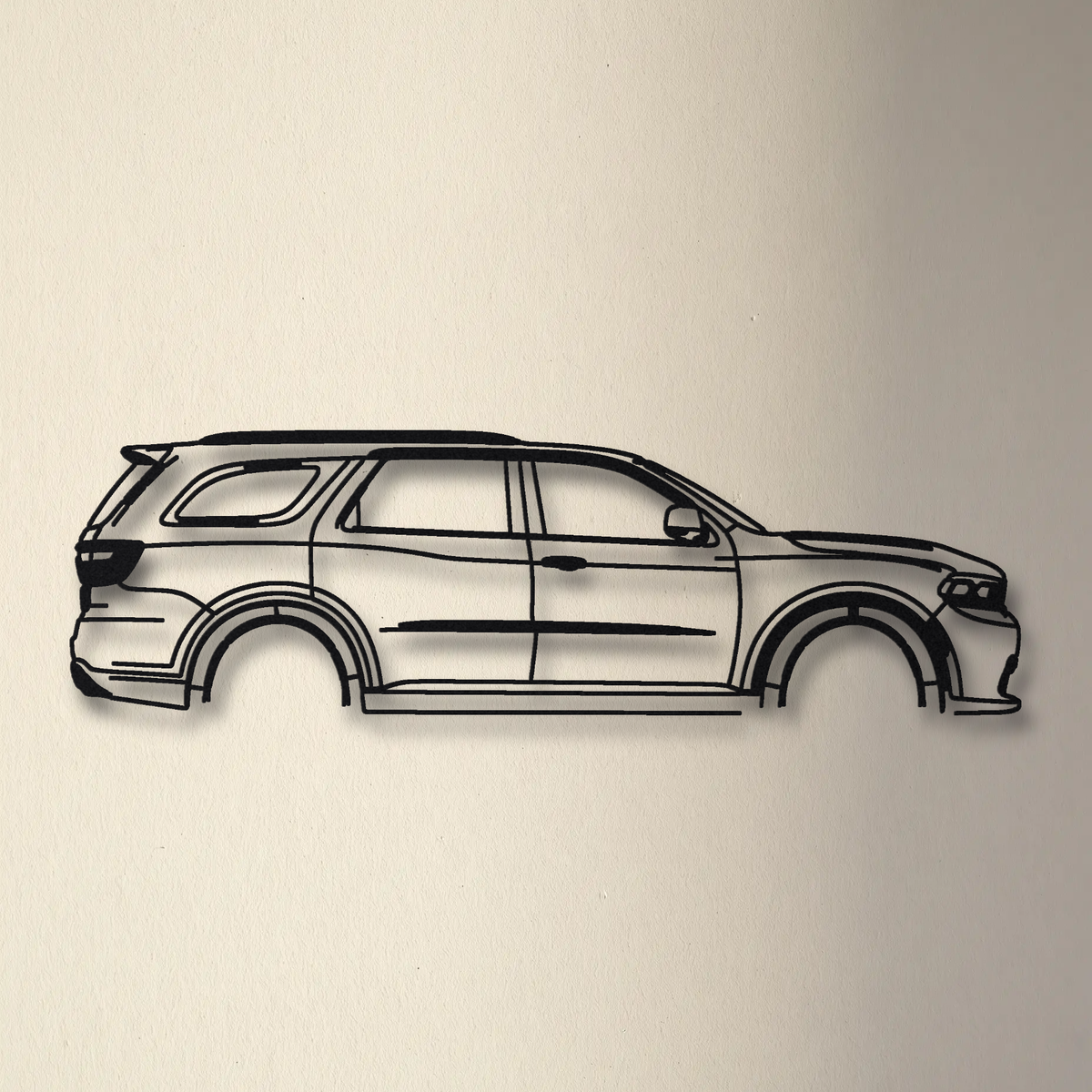 2021- Dodge Durango SRT Hellcat WD floating mount drop-shadow detail