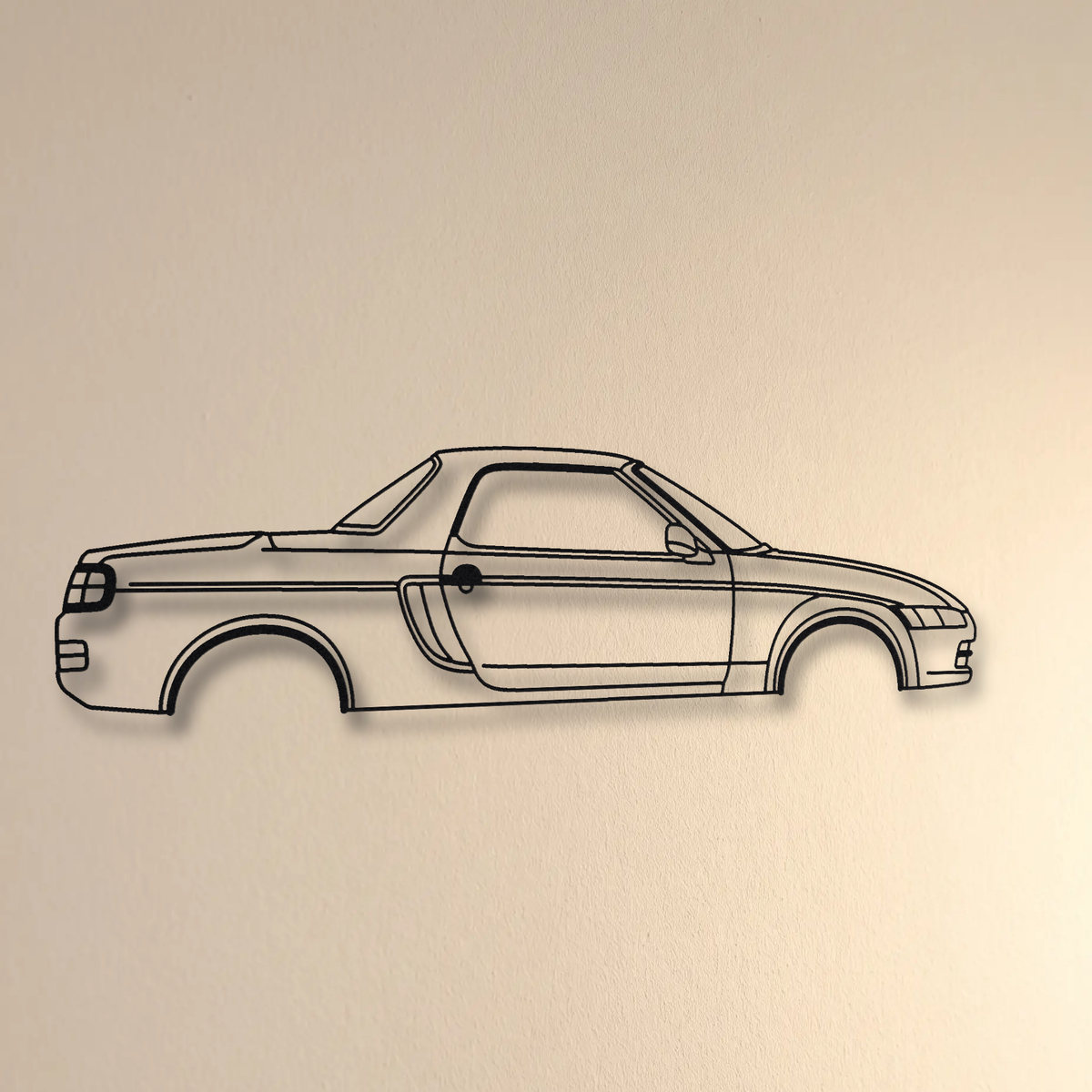 Honda Beat PP1 floating mount drop-shadow detail