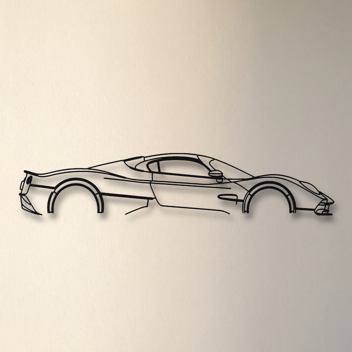 Pagani Utopia floating mount drop-shadow detail