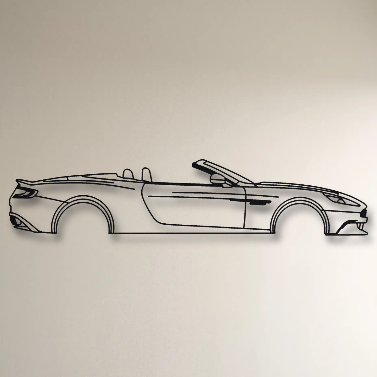 Aston Martin Vanquish Volante floating mount drop-shadow detail