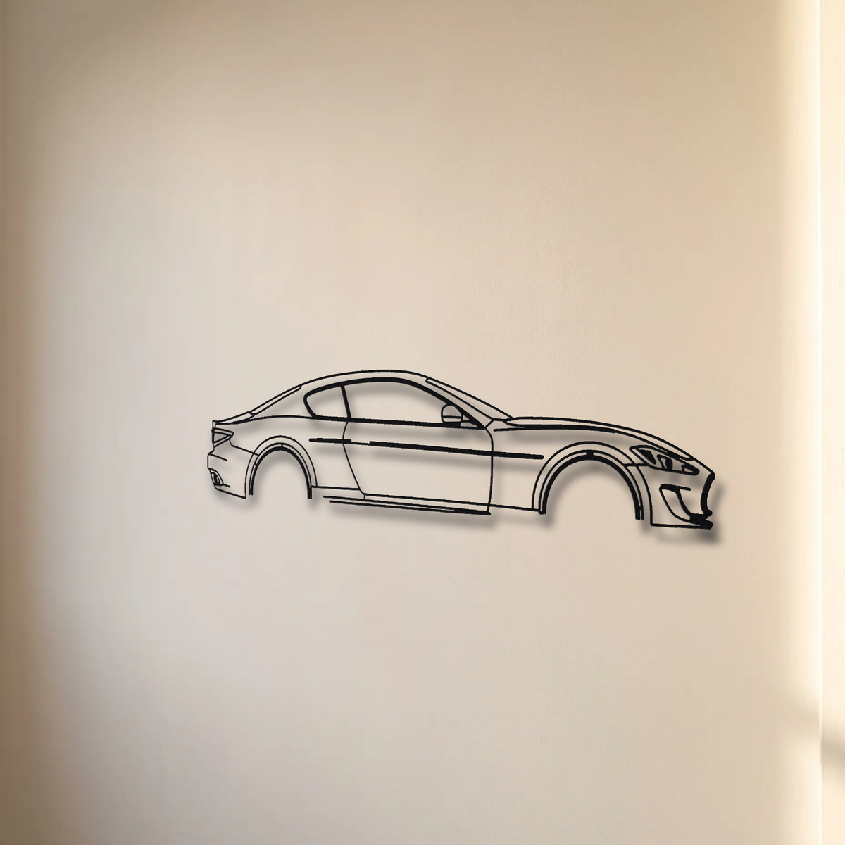 Maserati GranTurismo MC Stradale floating mount drop-shadow detail
