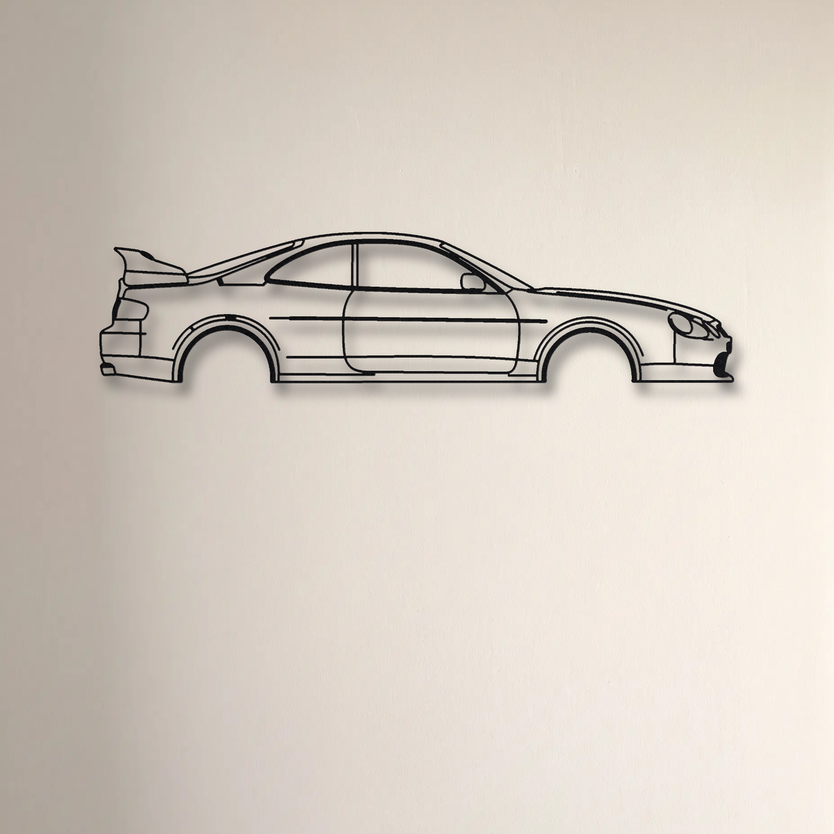 Toyota Celica GT-Four ST205 floating mount drop-shadow detail