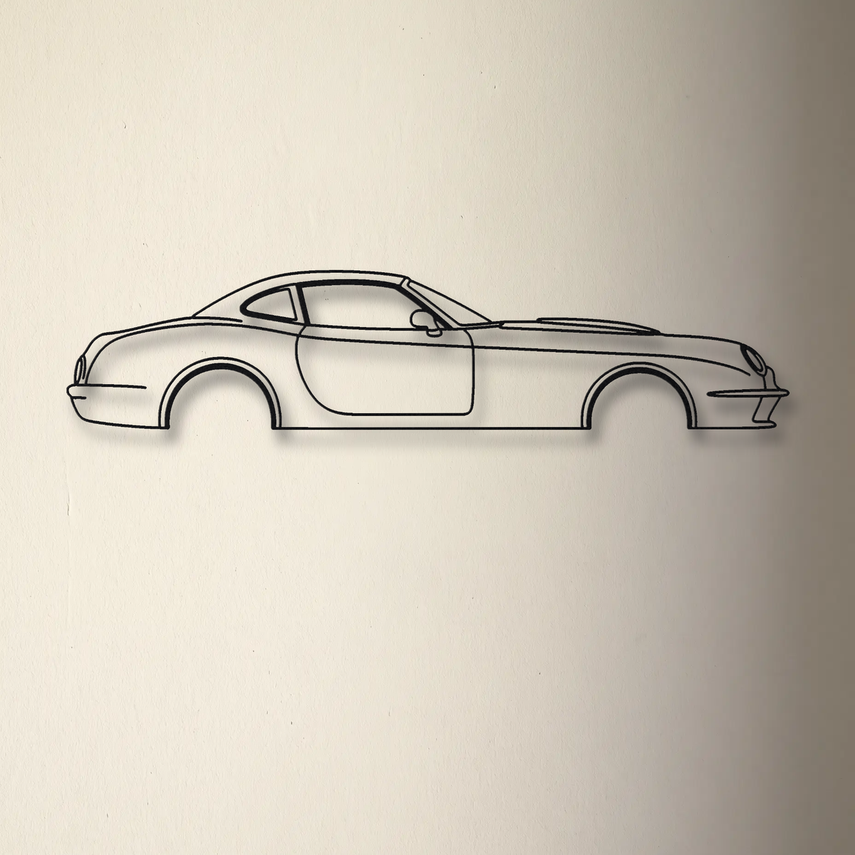 Panoz Esperante floating mount drop-shadow detail