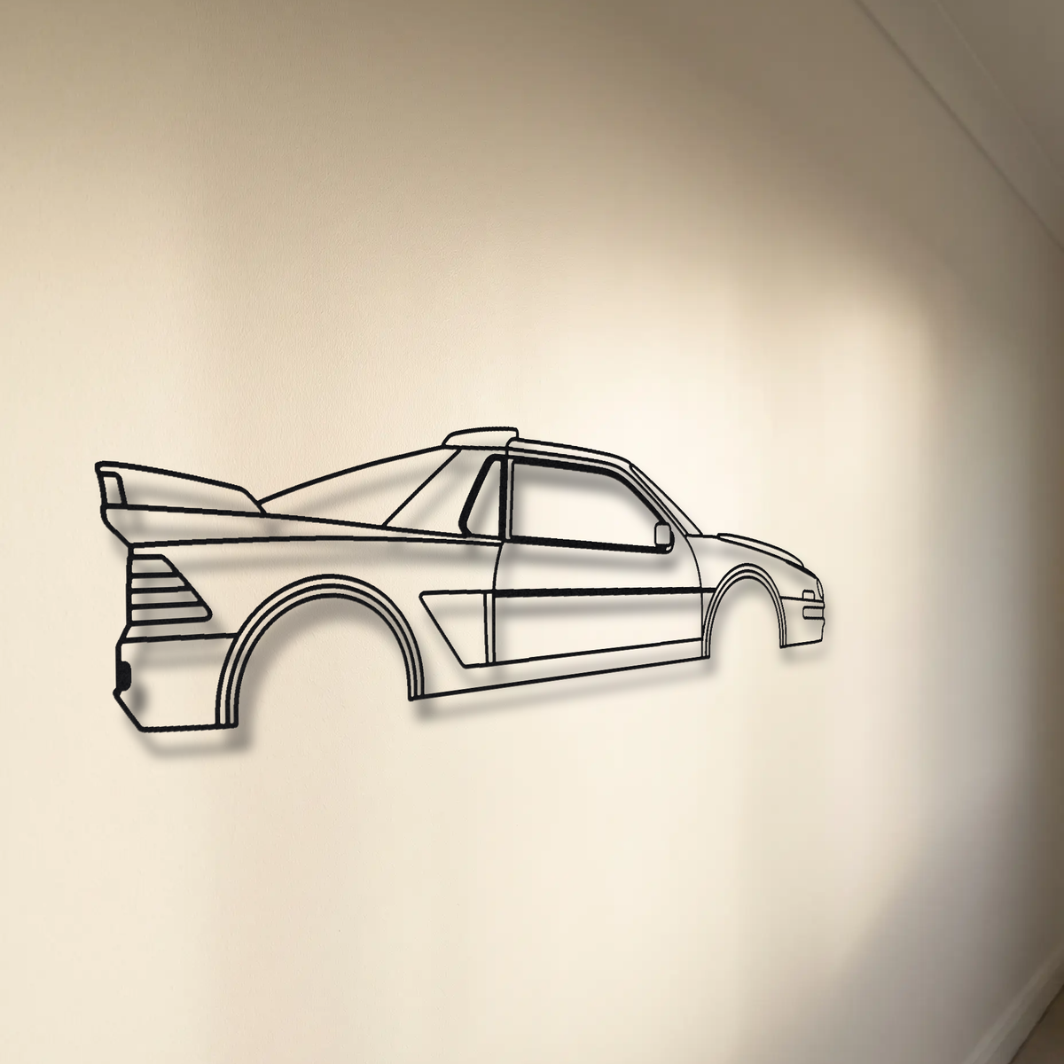 Ford RS200 floating mount drop-shadow detail