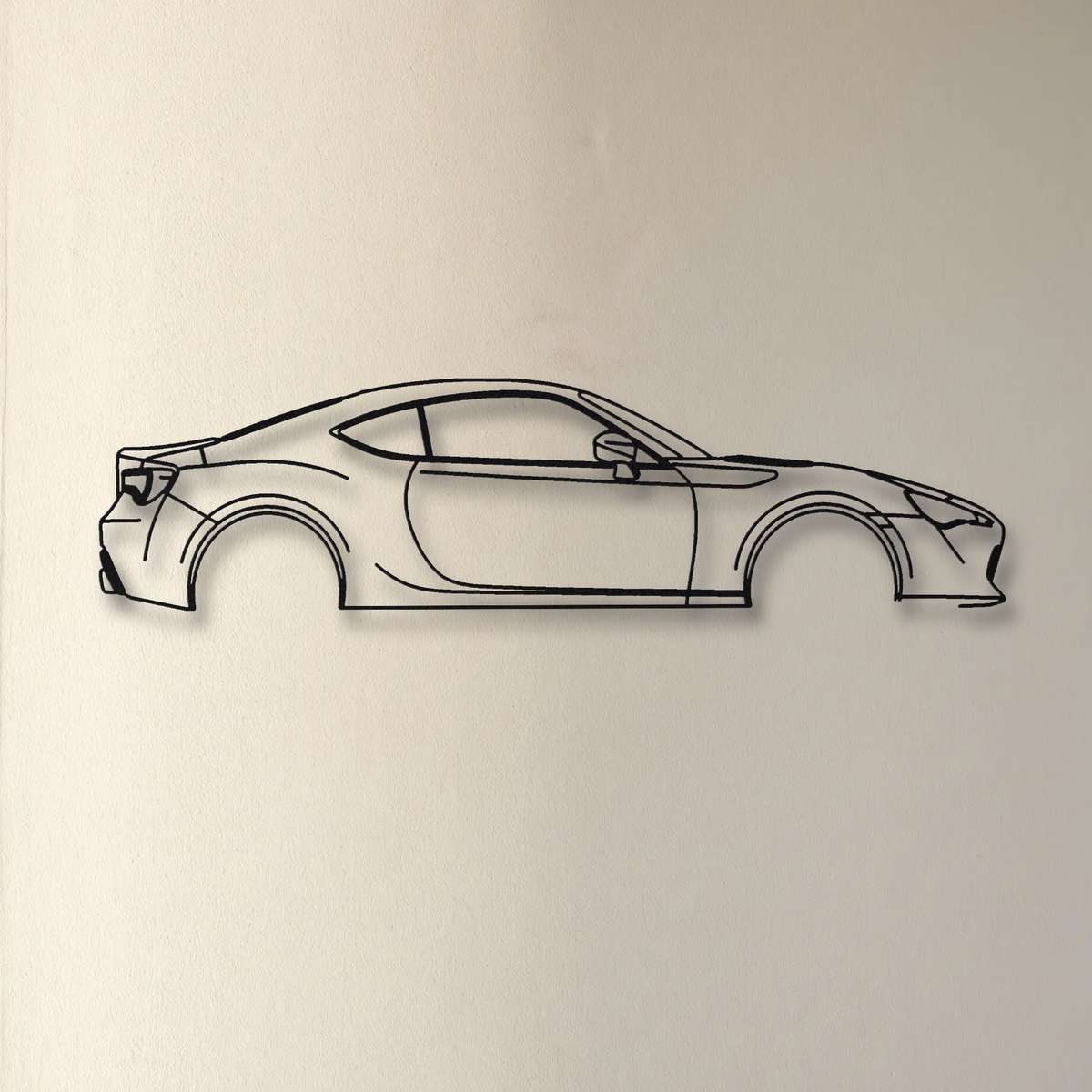 Toyota 86 / GT86 / FR-S ZN6 floating mount drop-shadow detail