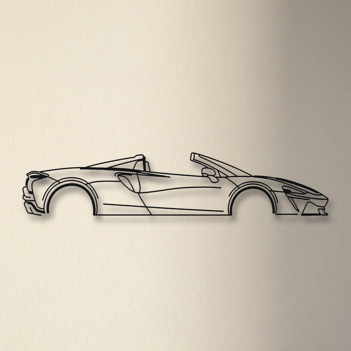McLaren Artura Spider floating mount drop-shadow detail