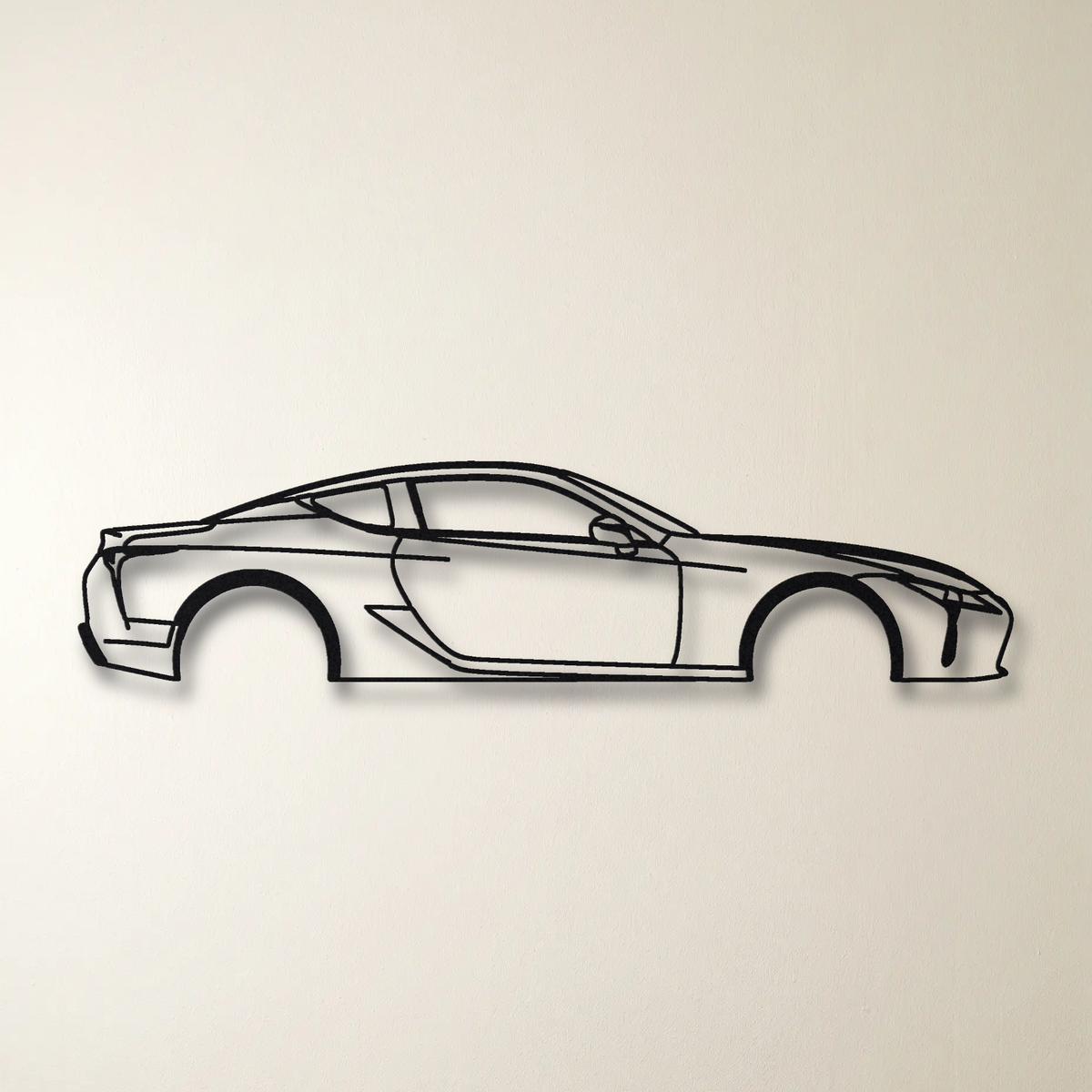 2018- Lexus LC 500h floating mount drop-shadow detail