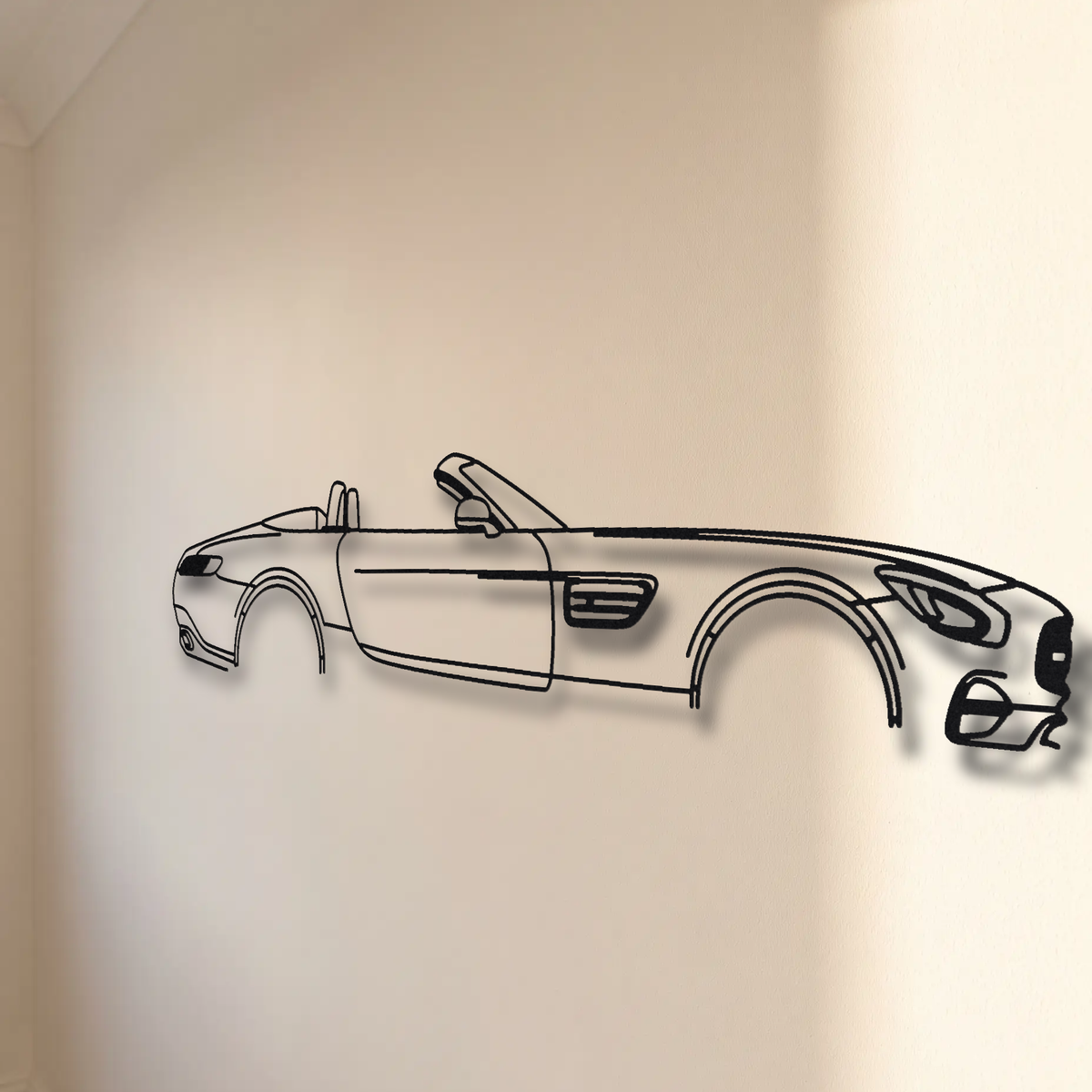 Mercedes-AMG GT Roadster R190 floating mount drop-shadow detail