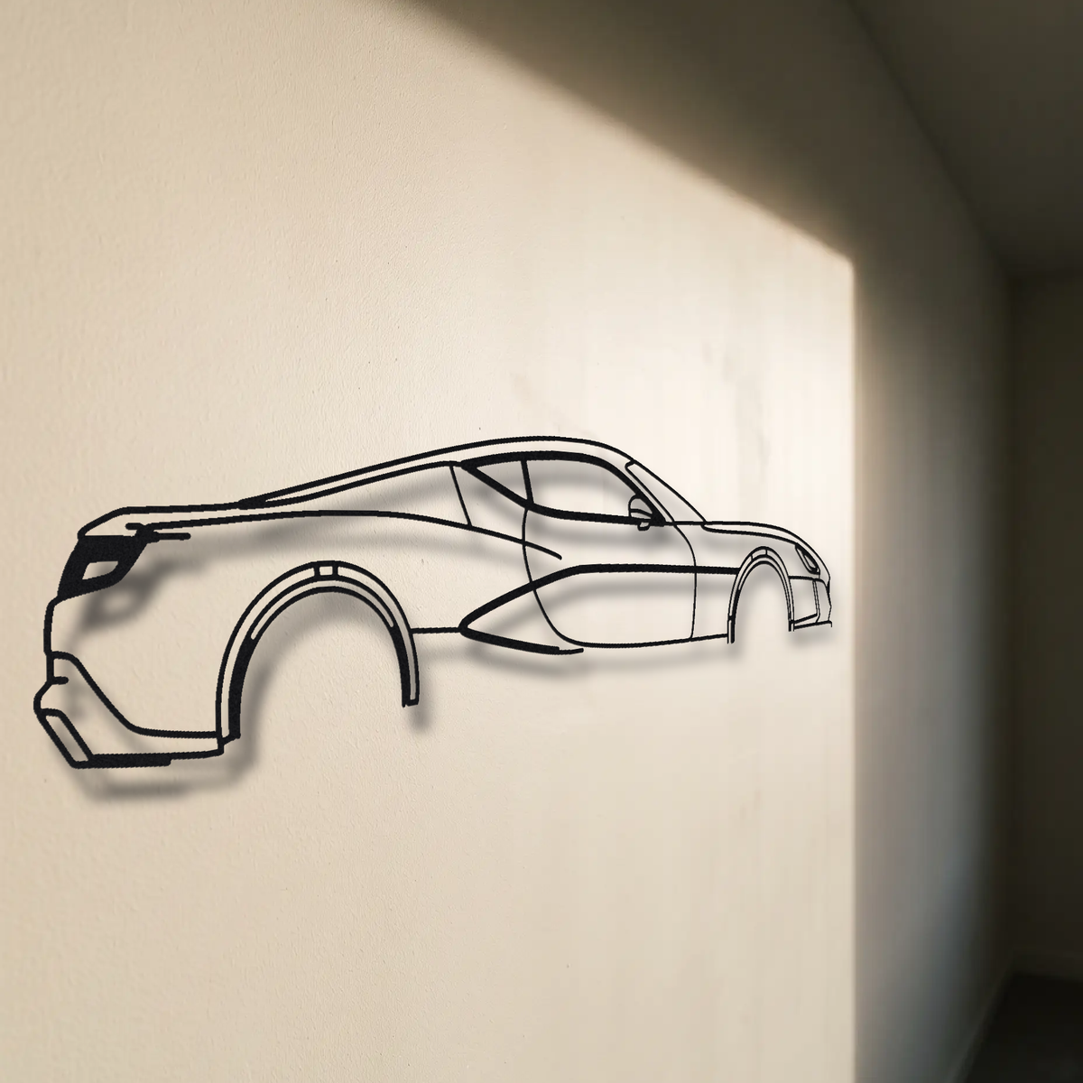 Rimac Concept One floating mount drop-shadow detail