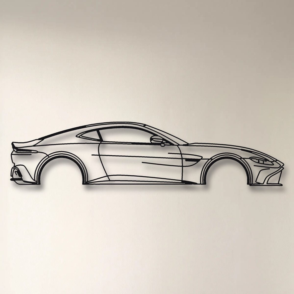 2022-2023 Aston Martin V12 Vantage floating mount drop-shadow detail