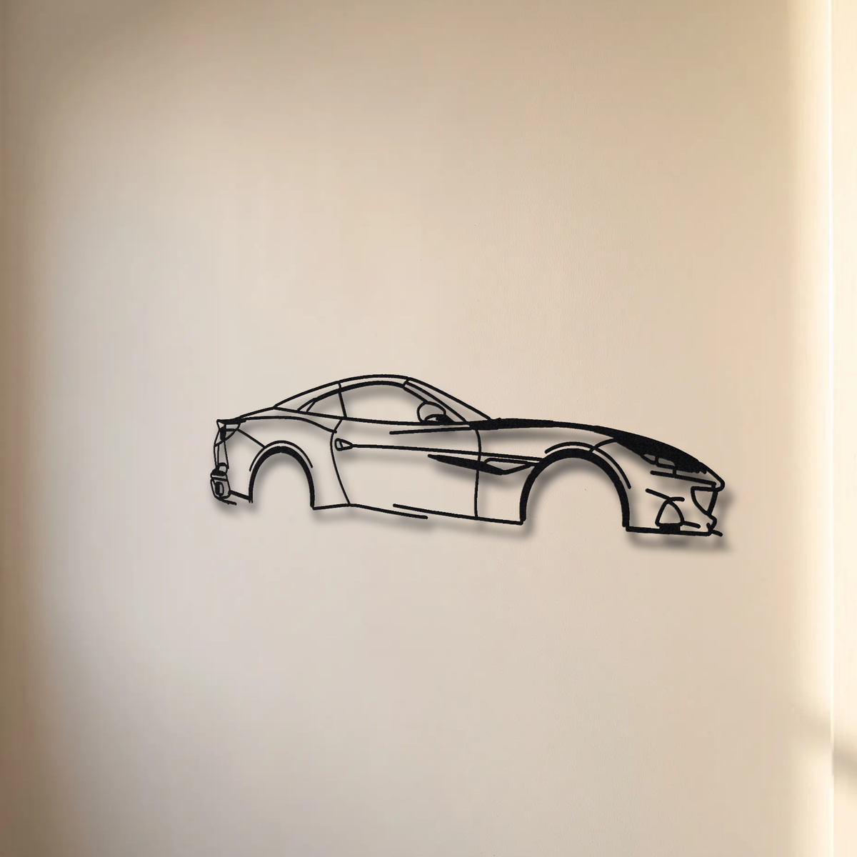 2021-23 Ferrari Portofino M F164 floating mount drop-shadow detail
