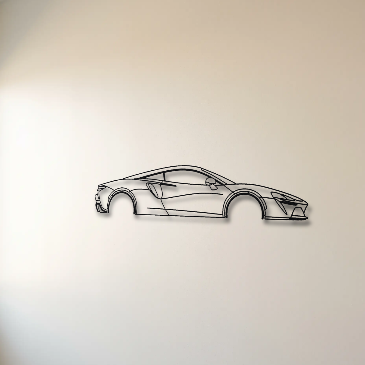 McLaren Artura floating mount drop-shadow detail