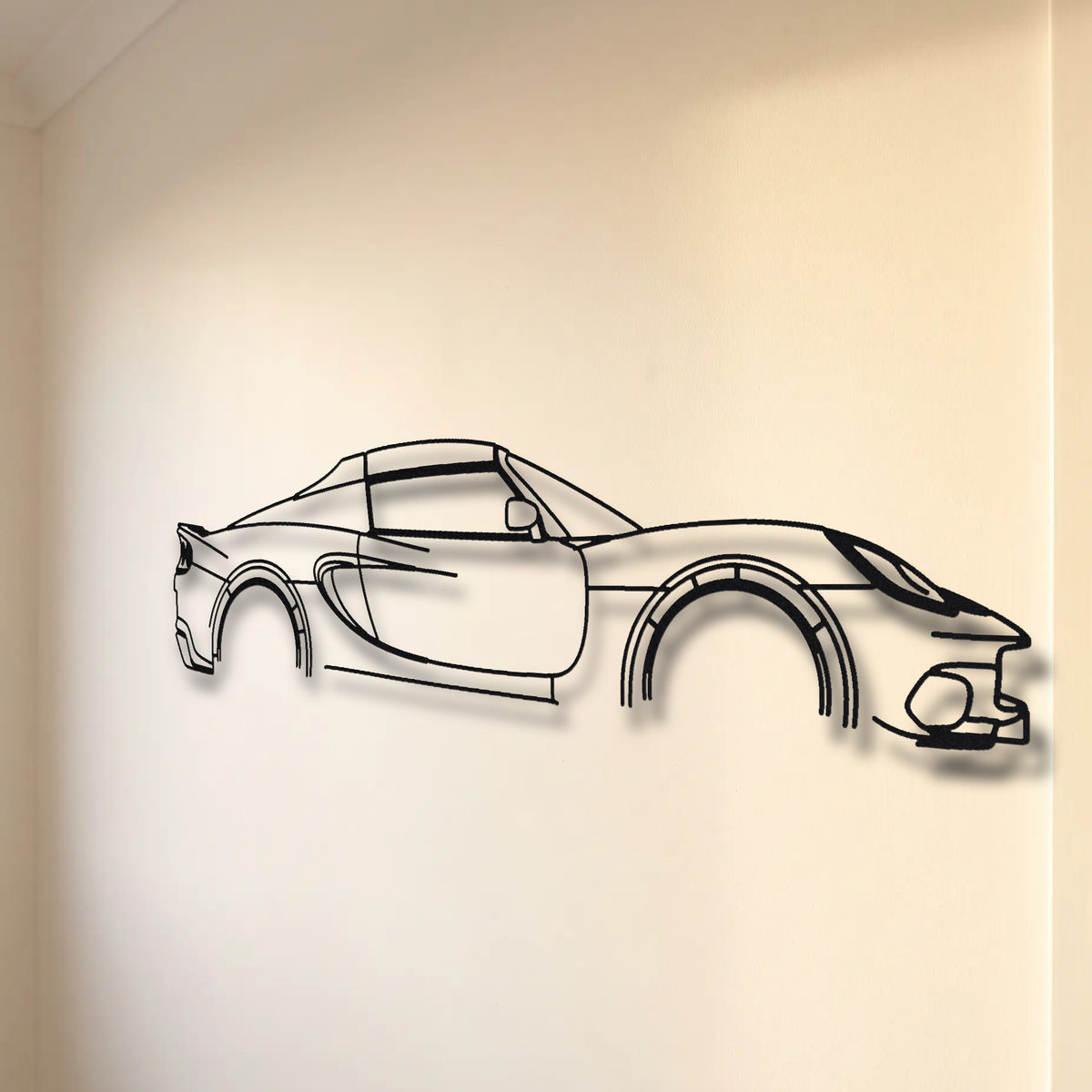 Lotus Elise Sport 240 Final Edition floating mount drop-shadow detail