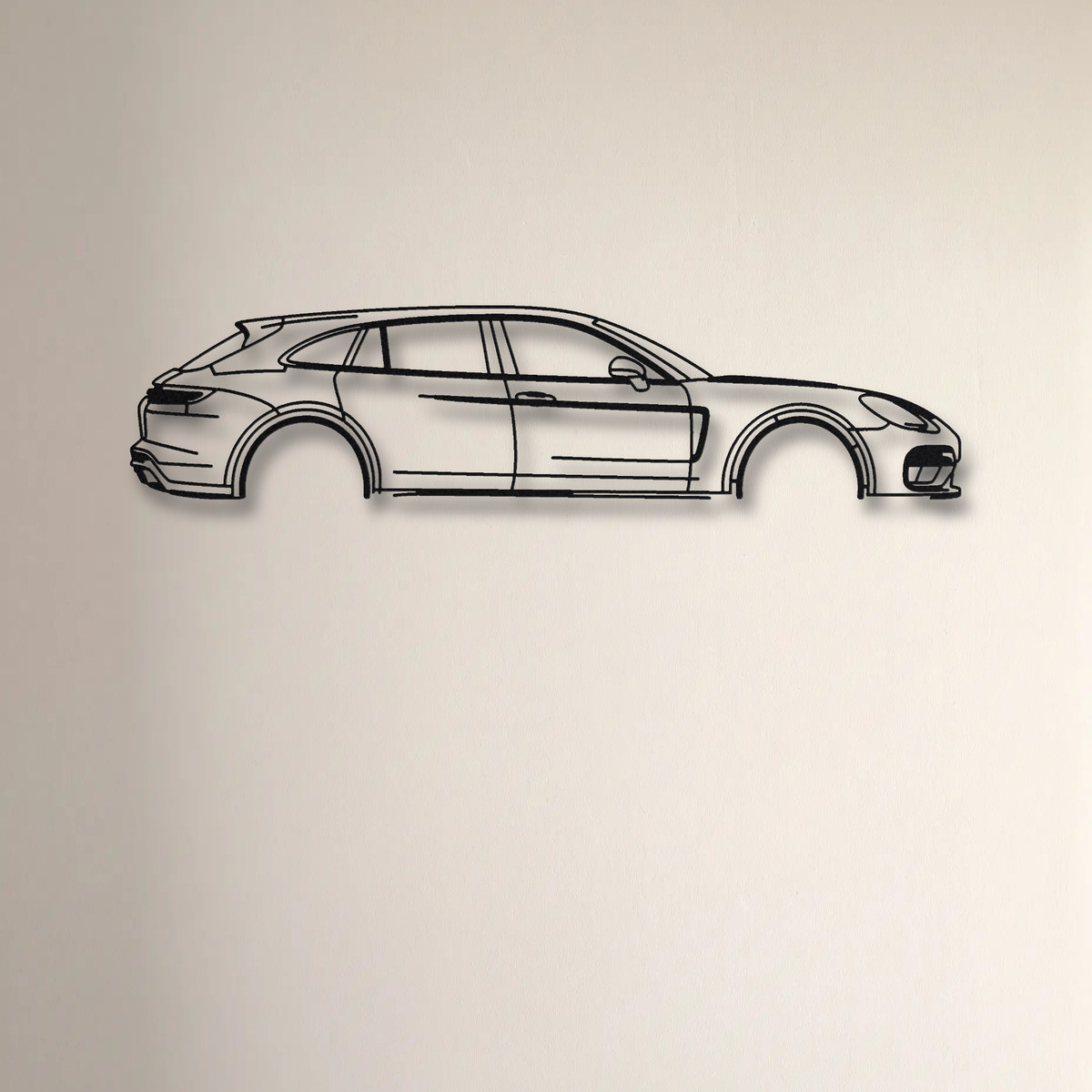 Porsche Panamera Sport Turismo 971 floating mount drop-shadow detail