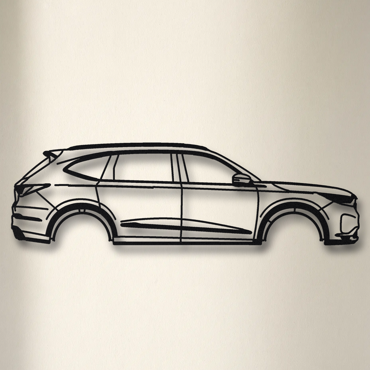 2022- Acura MDX Type S floating mount drop-shadow detail