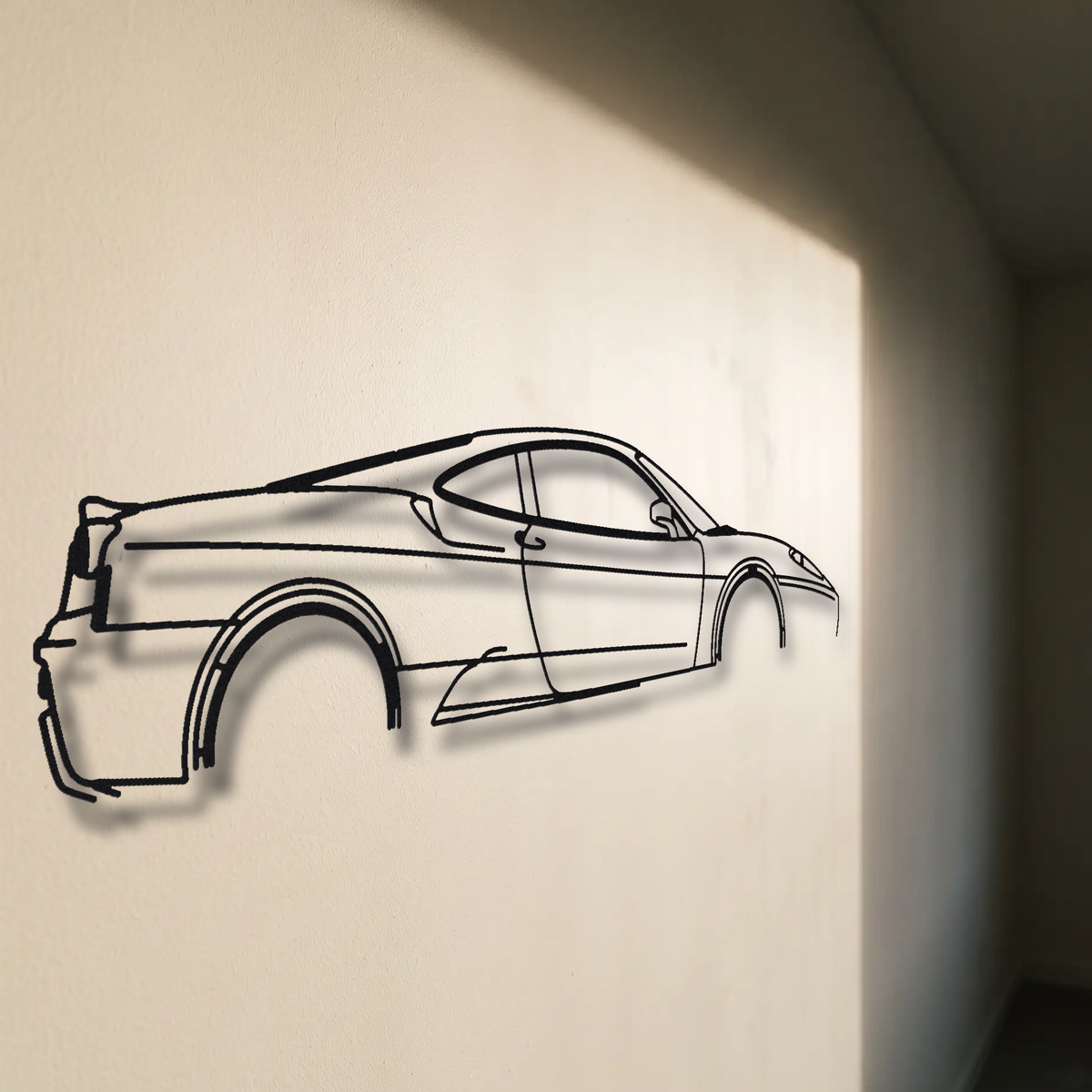 Ferrari 430 Scuderia floating mount drop-shadow detail