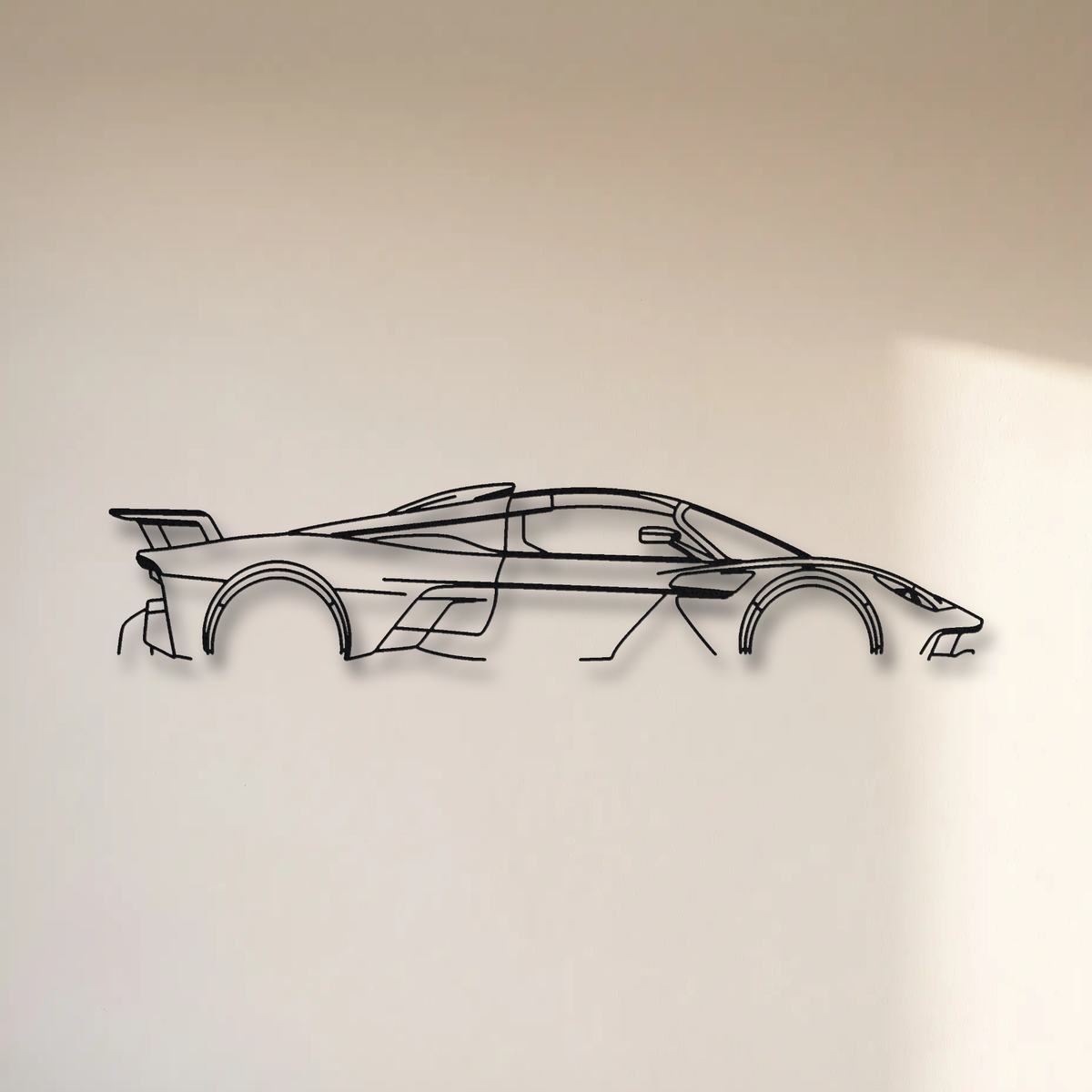 Aston Martin Valkyrie LM floating mount drop-shadow detail