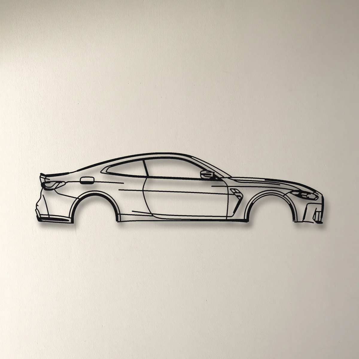 BMW M4 G82 floating mount drop-shadow detail
