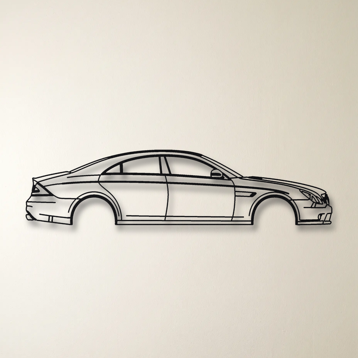 Mercedes-Benz CLS 55 / CLS 63 AMG C219 floating mount drop-shadow detail