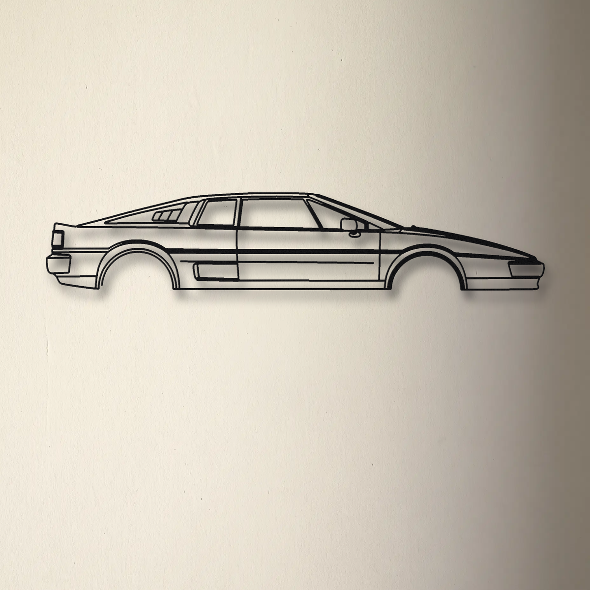 Lotus Esprit X180 floating mount drop-shadow detail