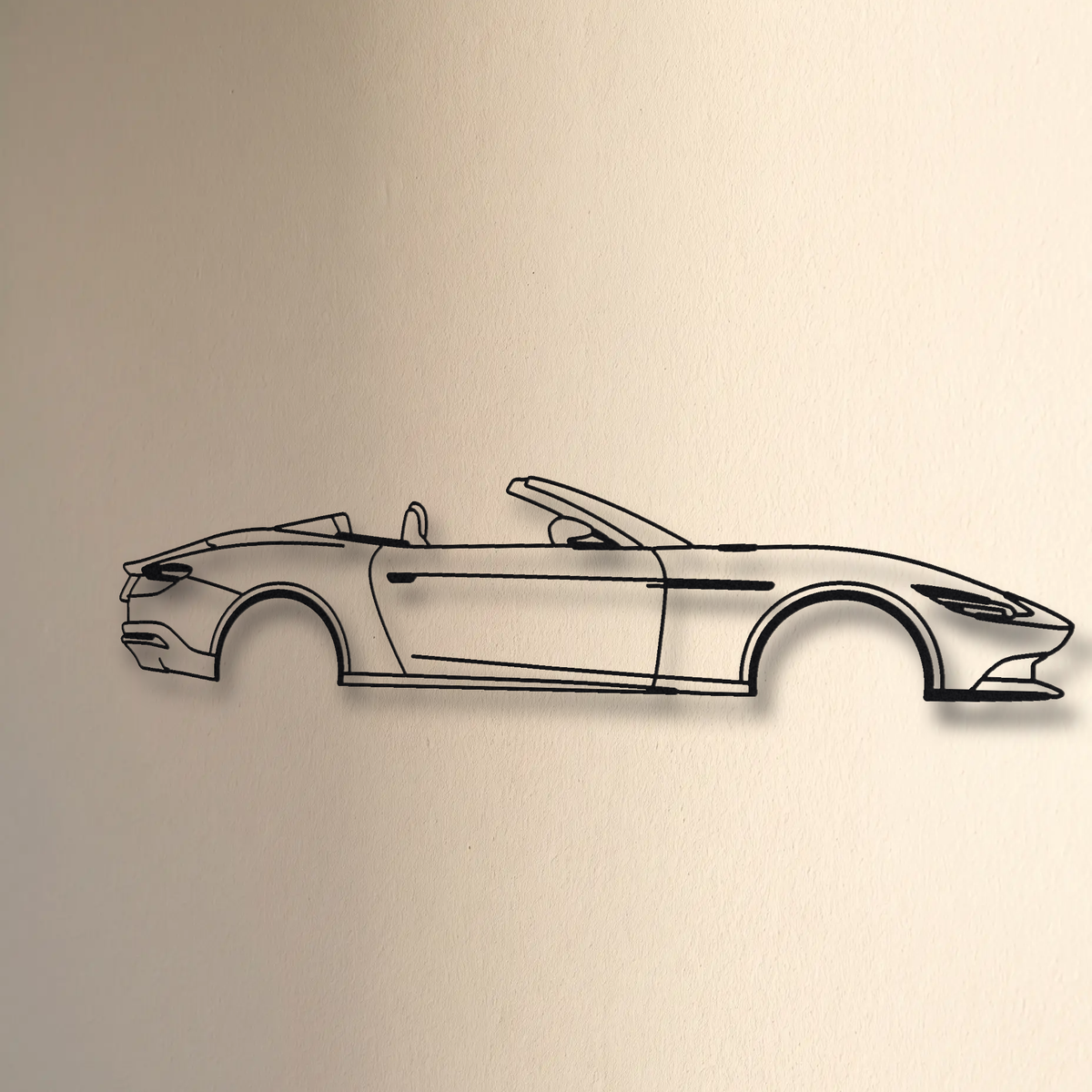 Ferrari Roma Spider floating mount drop-shadow detail