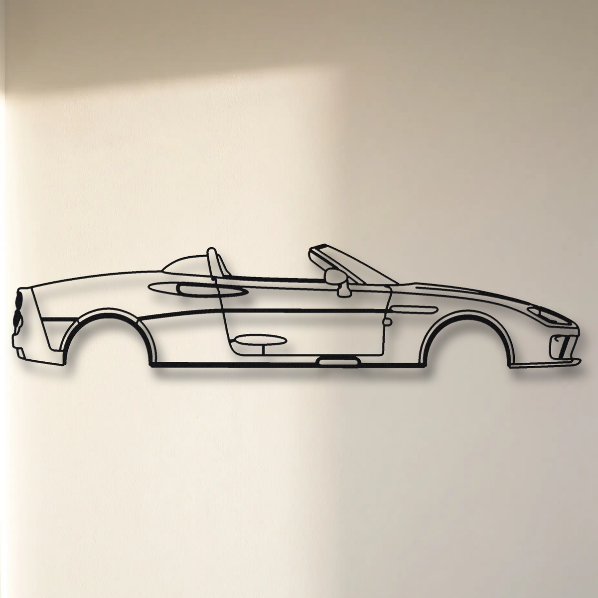 Spyker C8 Spyder floating mount drop-shadow detail