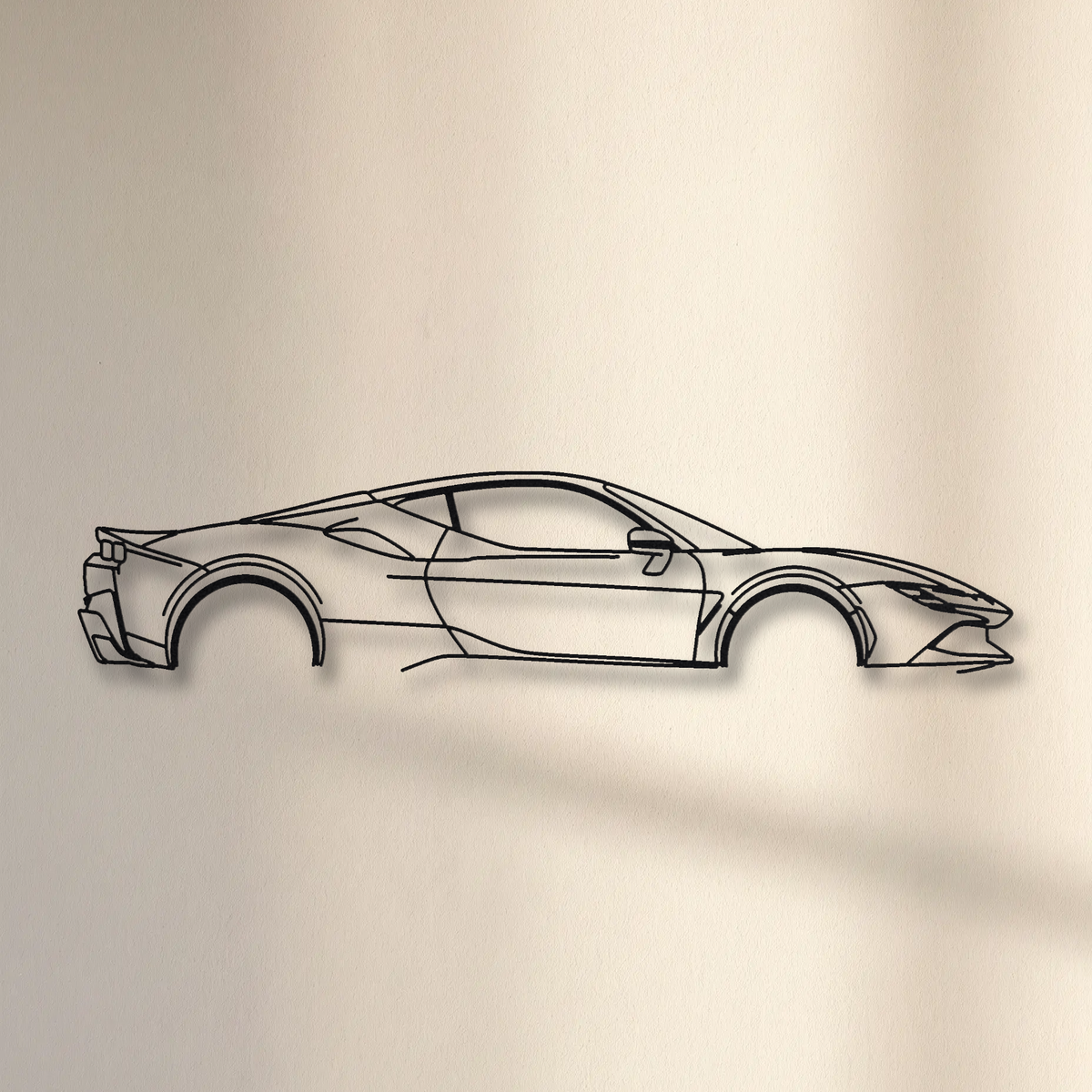Ferrari SF90 Stradale floating mount drop-shadow detail
