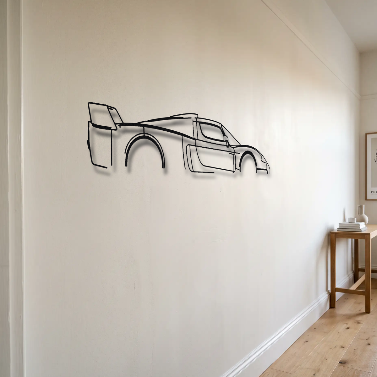Maserati MC12 floating mount drop-shadow detail