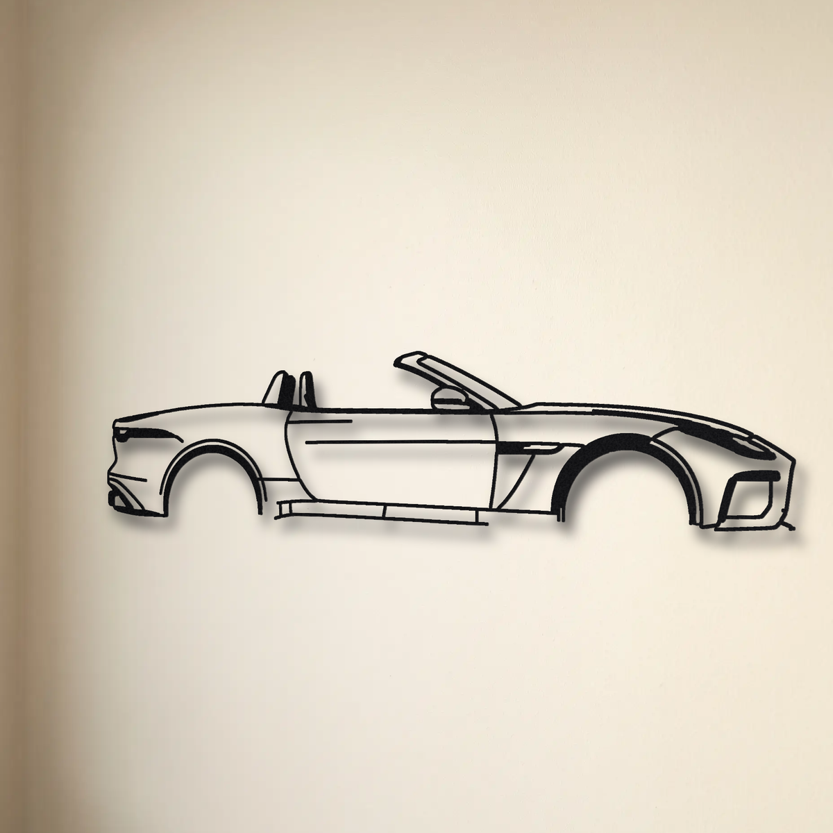 2016-20 Jaguar F-Type SVR Convertible X152 floating mount drop-shadow detail