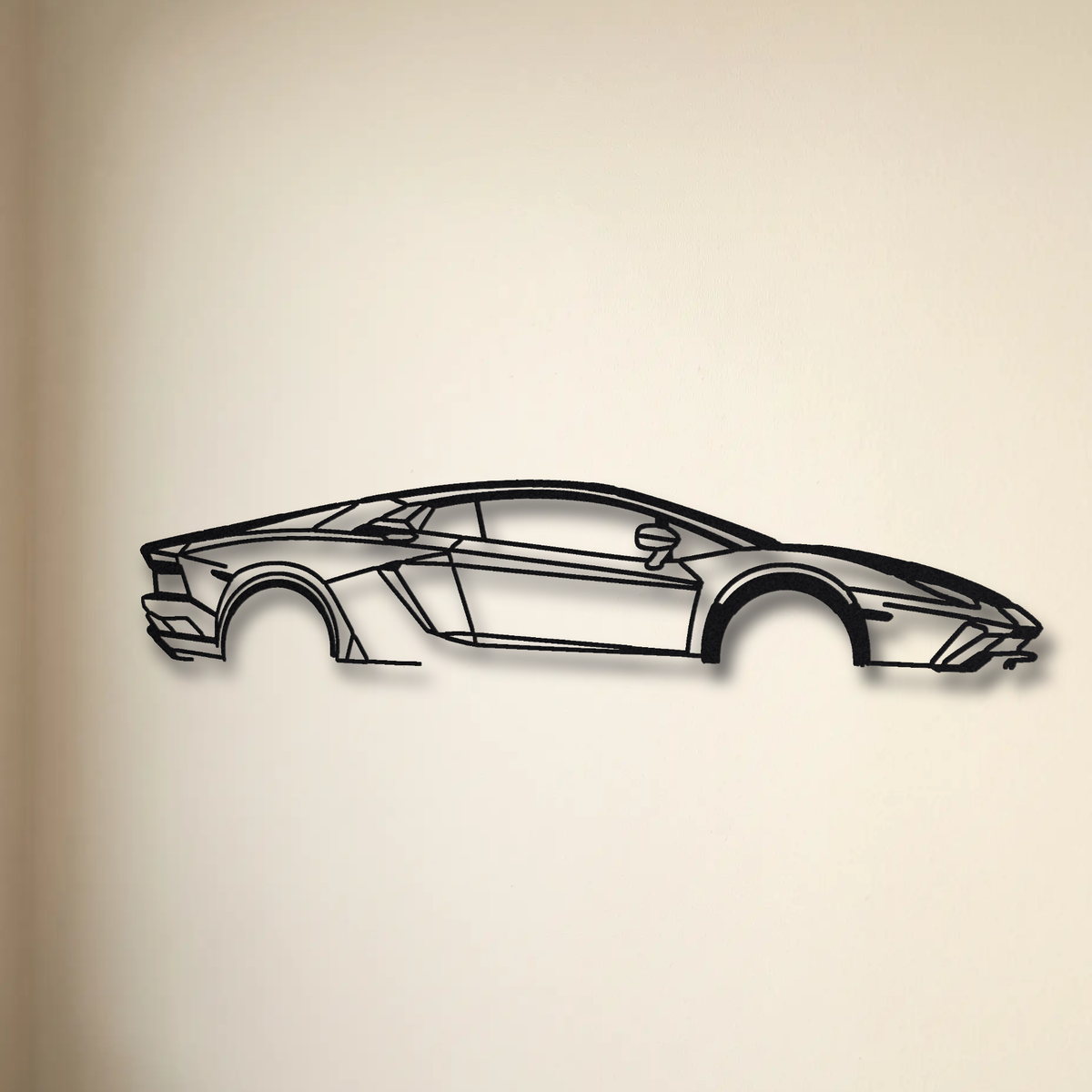 2017-19 Lamborghini Aventador S LP740-4 floating mount drop-shadow detail