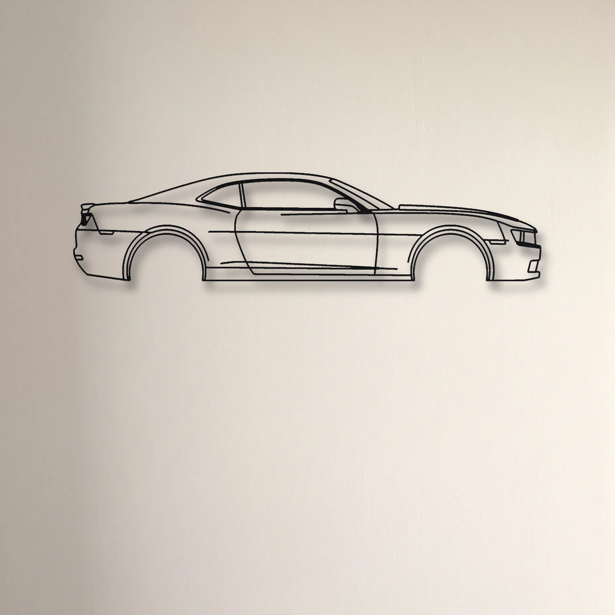 Chevrolet Camaro SS Gen 5 floating mount drop-shadow detail