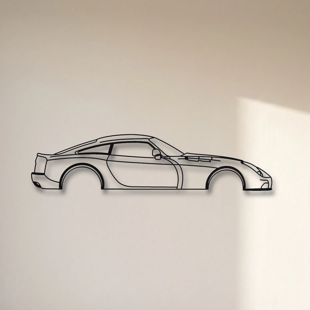 TVR Sagaris floating mount drop-shadow detail