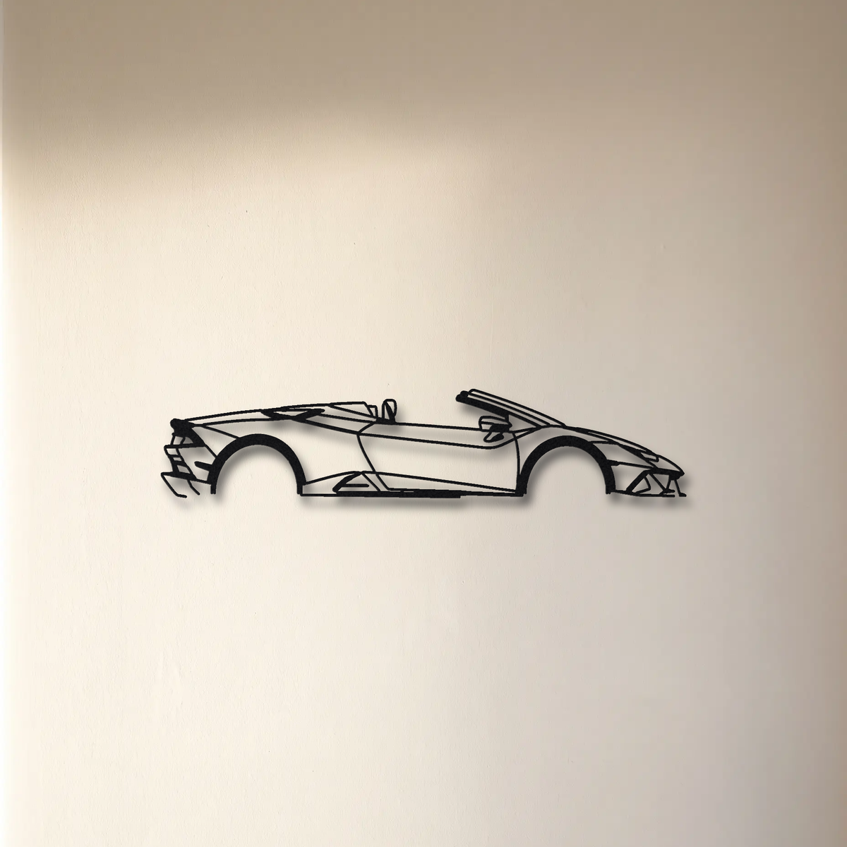 2019-22 Lamborghini Huracan EVO Spyder LB724 floating mount drop-shadow detail