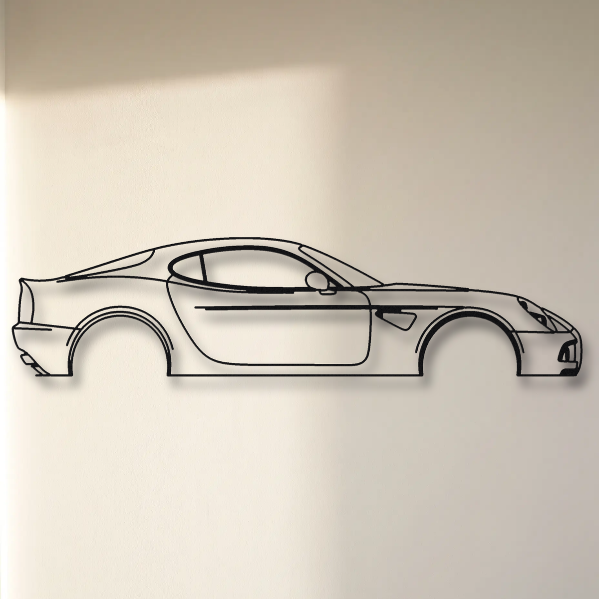 Alfa Romeo 8C Competizione floating mount drop-shadow detail
