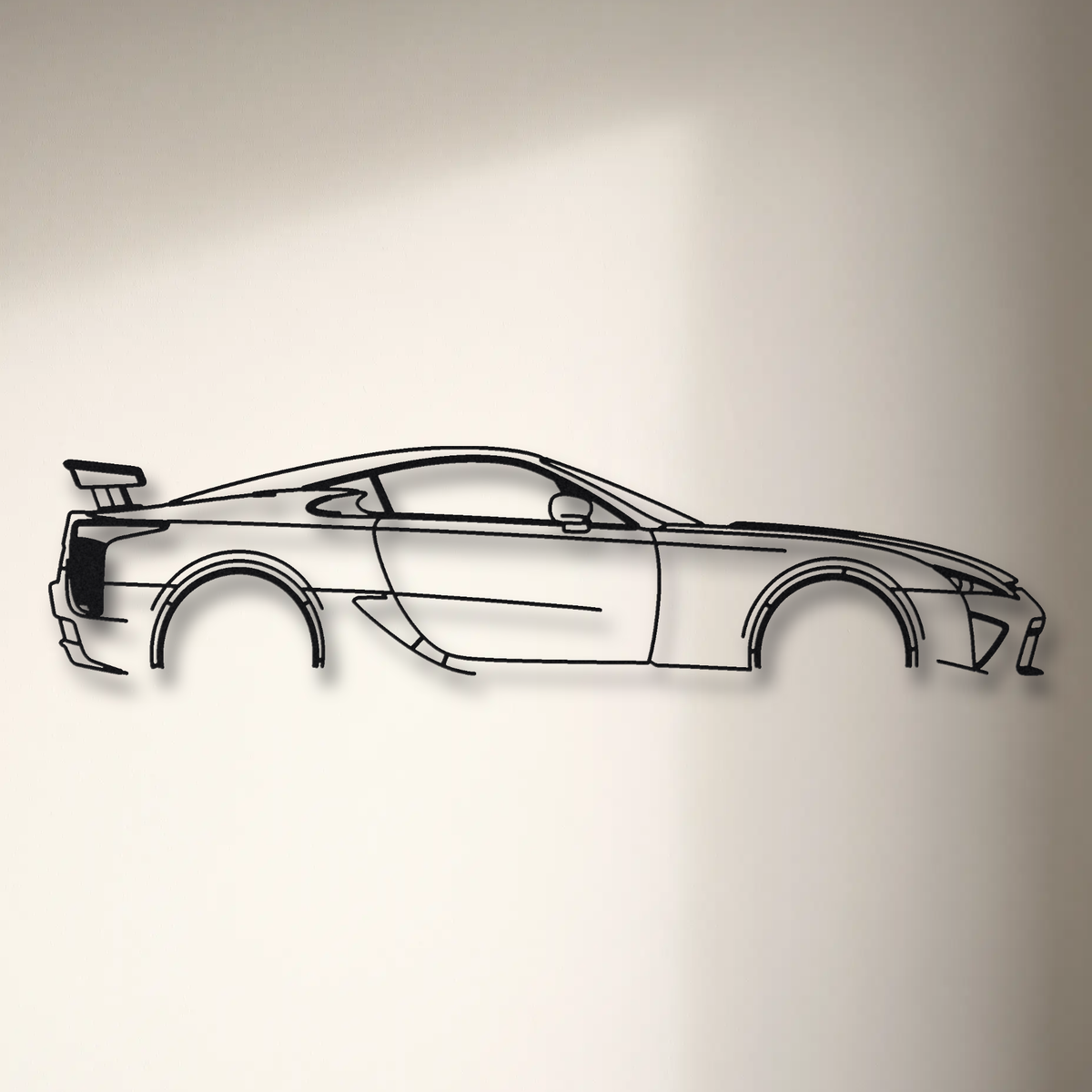 Lexus LFA Nürburgring Package floating mount drop-shadow detail