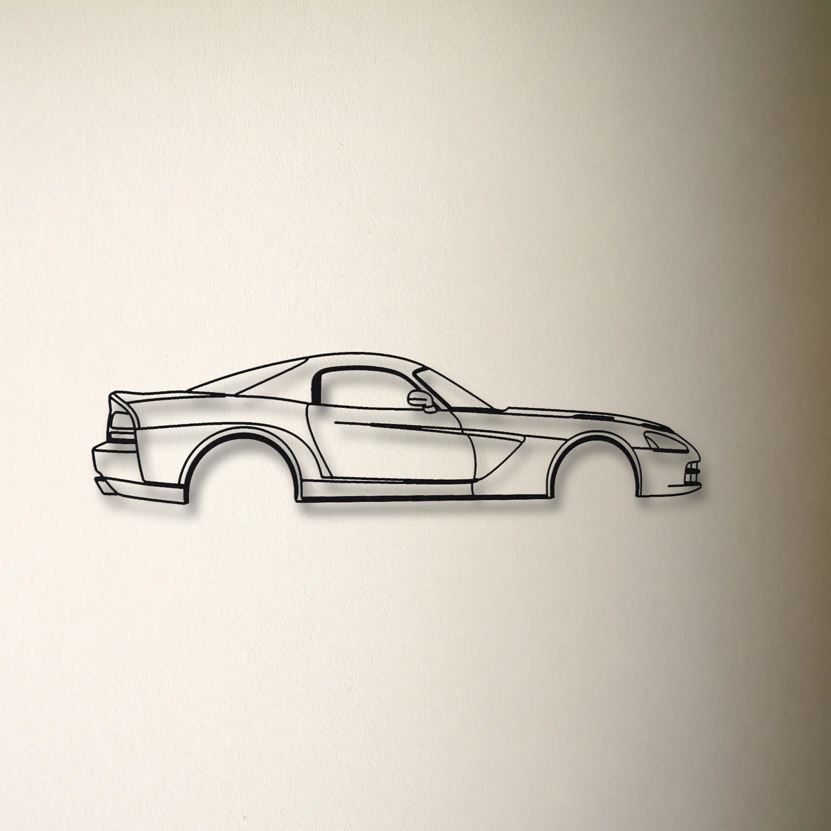 Dodge Viper SRT-10 Gen 3 floating mount drop-shadow detail
