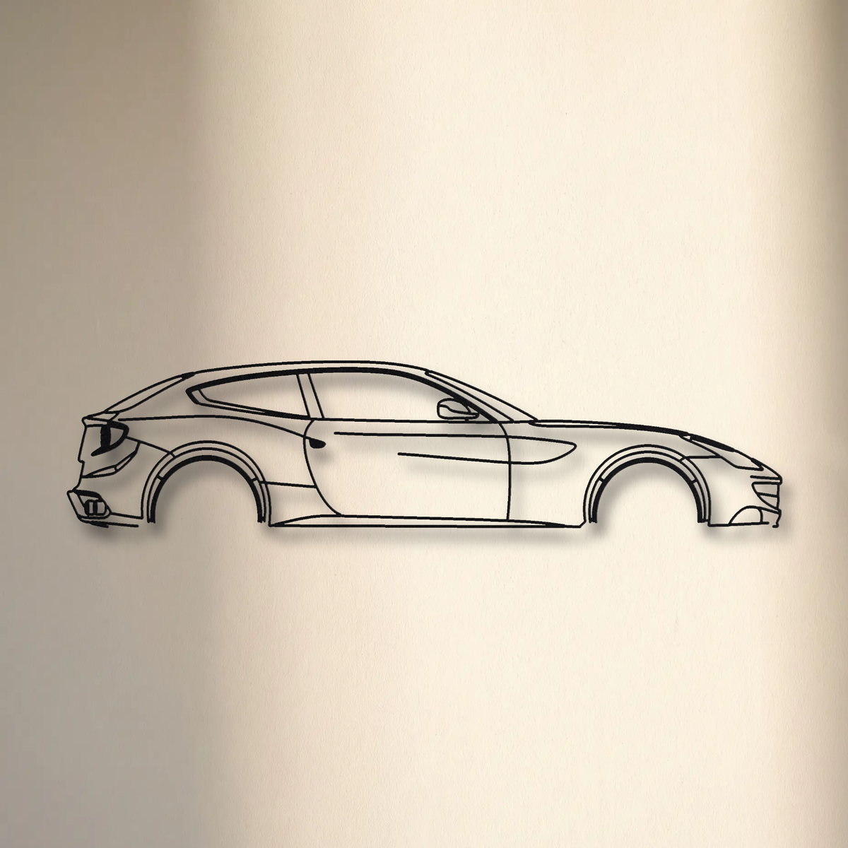 Ferrari FF floating mount drop-shadow detail