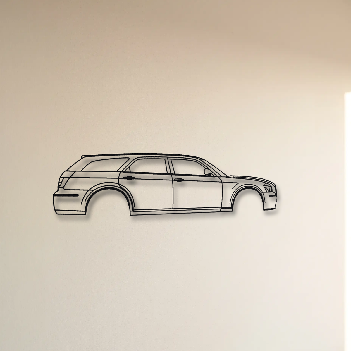 Dodge Magnum SRT8 floating mount drop-shadow detail