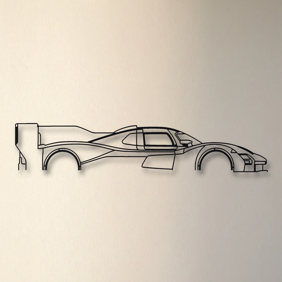 Porsche 963 RSP floating mount drop-shadow detail