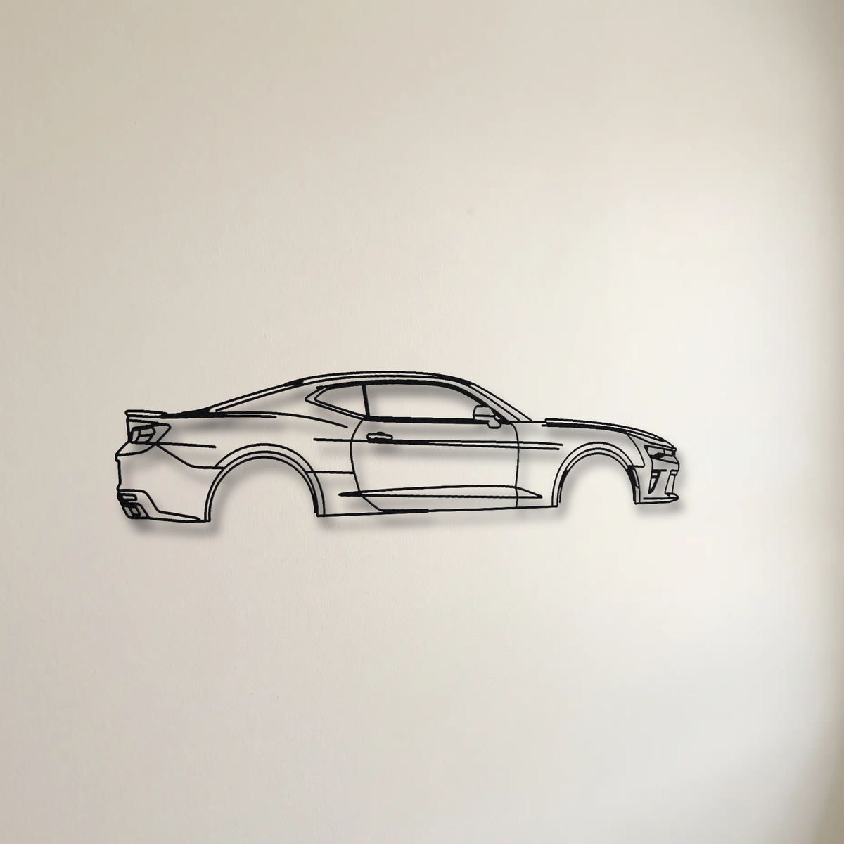 Chevrolet Camaro SS Gen 6 floating mount drop-shadow detail