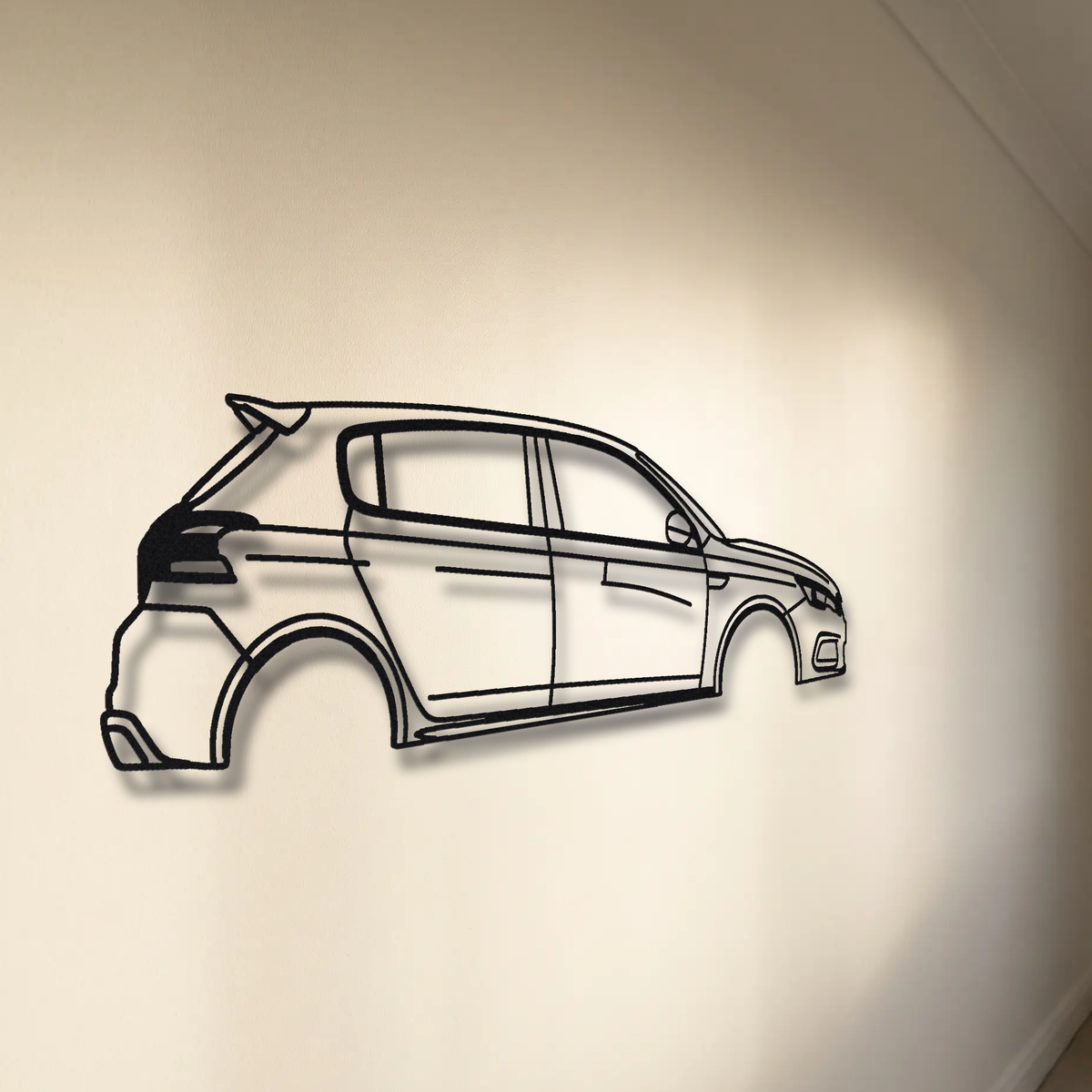 2013-21 Peugeot 208 GTi / 308 GTi by PS floating mount drop-shadow detail