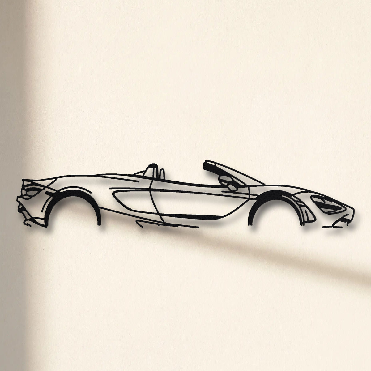2019-22 McLaren 720S Spider P14 floating mount drop-shadow detail