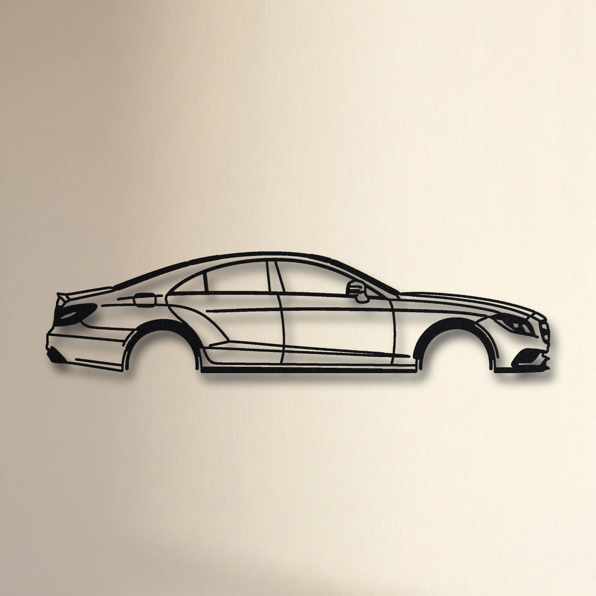 2012-18 Mercedes-AMG CLS 63 AMG S C218 floating mount drop-shadow detail