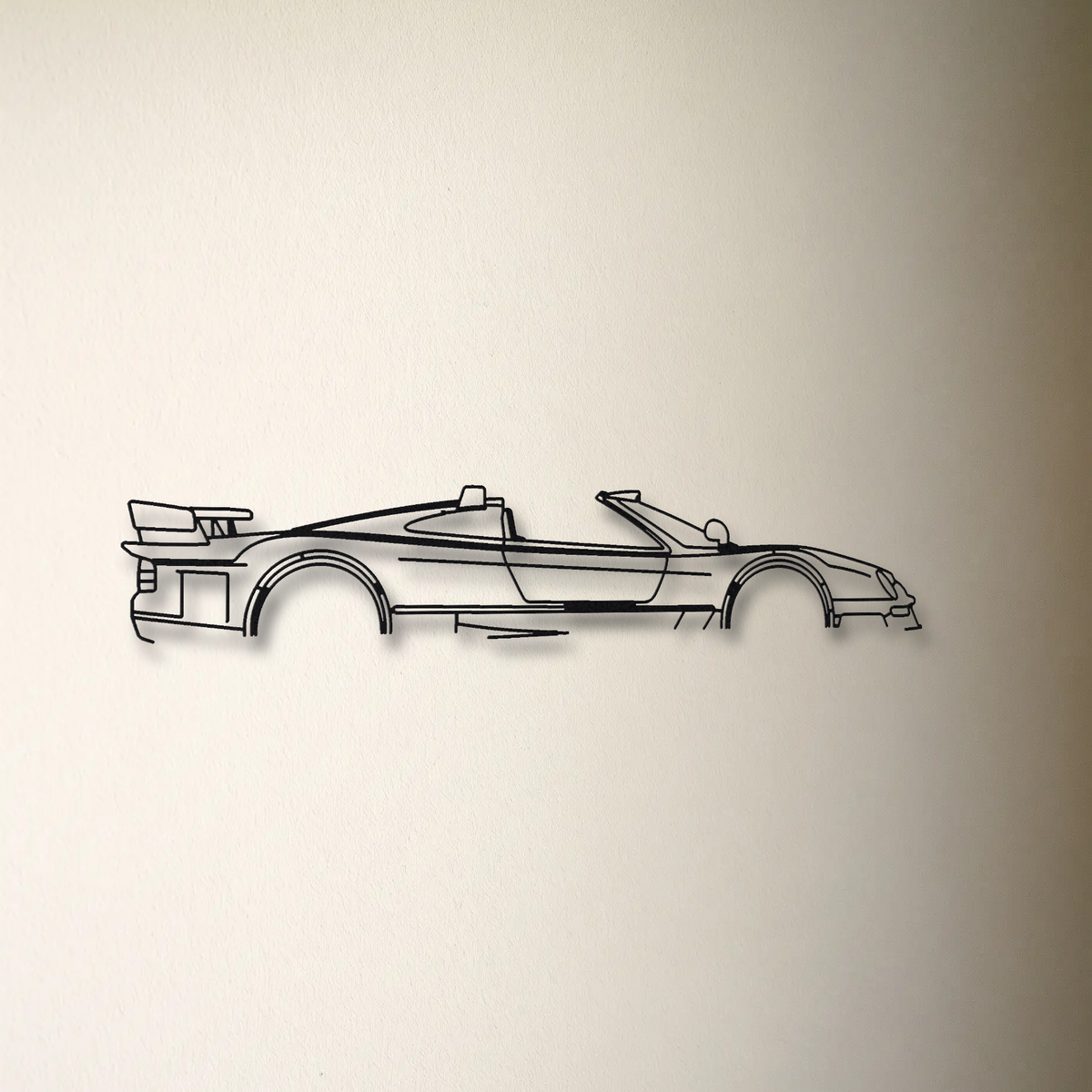 Mercedes-Benz CLK GTR Roadster floating mount drop-shadow detail