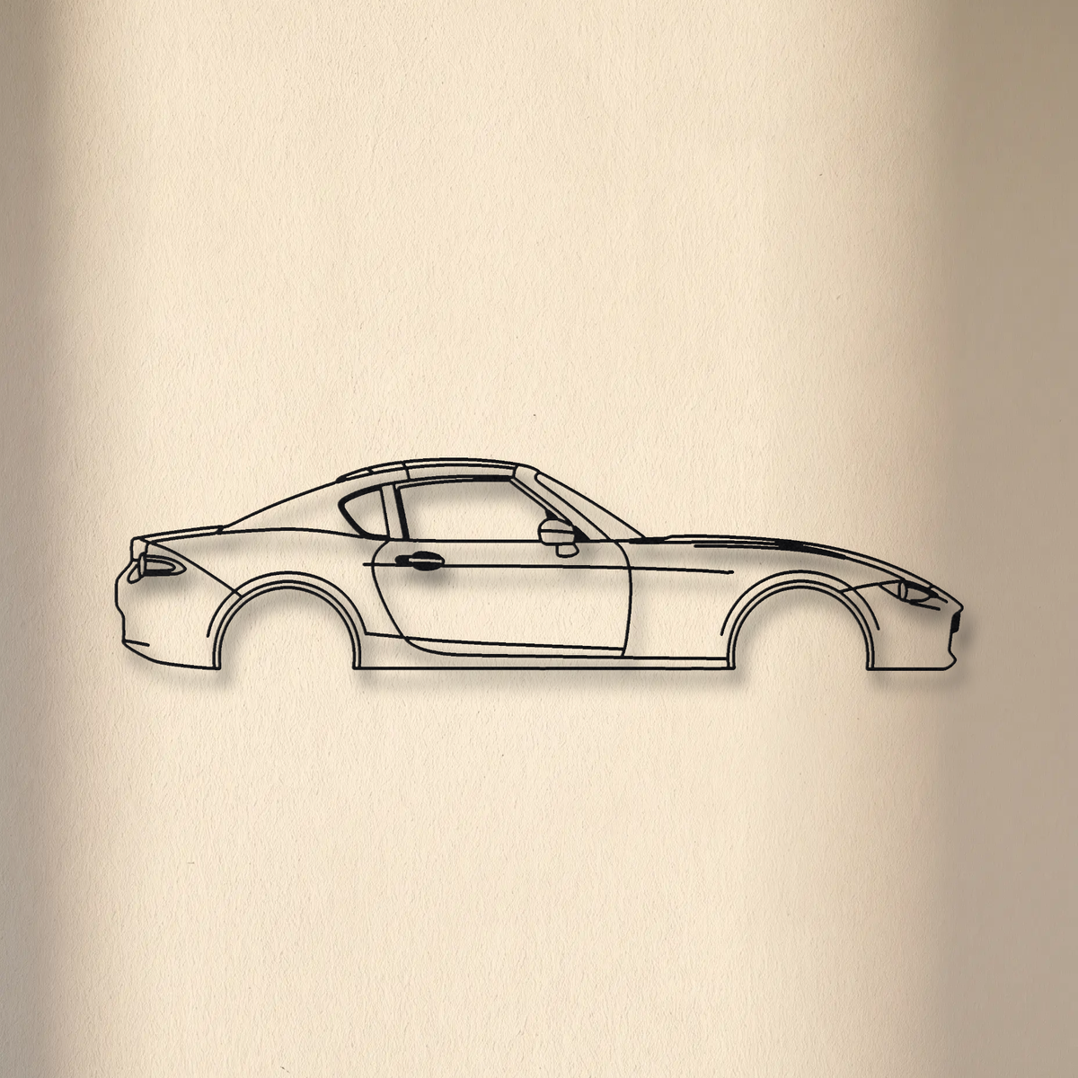 Mazda MX-5 Miata RF ND floating mount drop-shadow detail