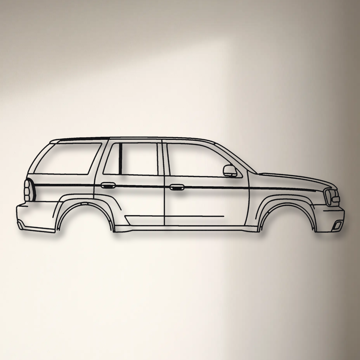 Chevrolet TrailBlazer SS floating mount drop-shadow detail