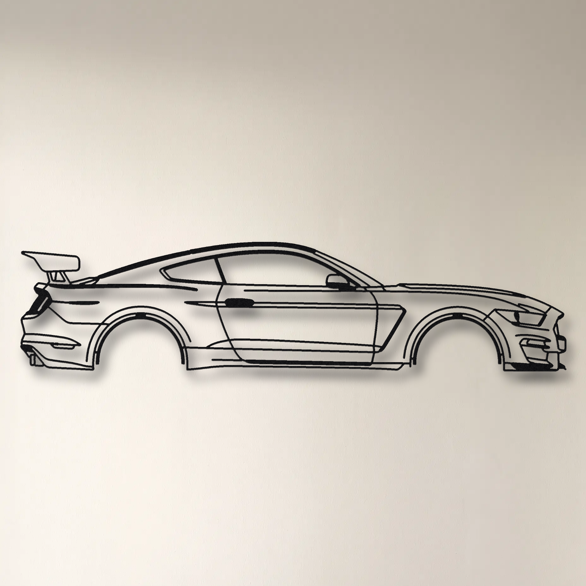 Ford Shelby GT350R S550 floating mount drop-shadow detail